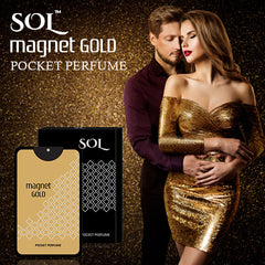 SOL Magnet Gold Pocket Perfume