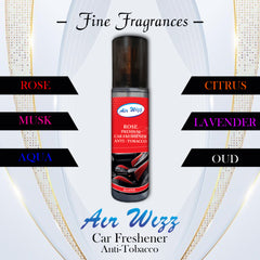 Air Wizz Rose Car Freshener