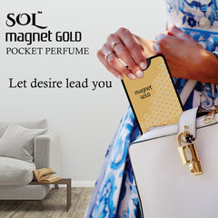 SOL Magnet Gold Pocket Perfume