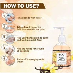 SOL Warm Vanilla Hand Wash