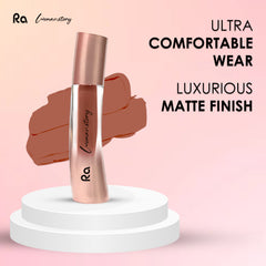 Ra Womanstory Comfy Silk Non Transfer 12H Liquid Nude Matte Lipstick - 28 Cocoa Kiss