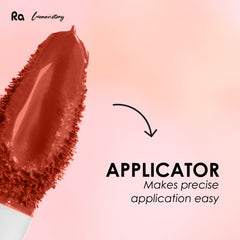 Ra Womanstory Comfy Silk Non Transfer 12H Liquid Nude Matte Lipstick - 40 Divalicious