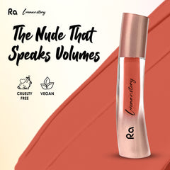 Ra Womanstory Comfy Silk Non Transfer 12H Liquid Nude Matte Lipstick - 40 Divalicious