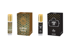 DNA Lifestyle Arabian times+ Ambre Oud - DUBAI SERIES - 6ml Roll-on Pure Perfume - Pack of 2 Floral Attar  (Oud (agarwood))