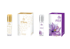 DNA D'Rove + DNA PDA - 6ml Attar Roll-on Concentrated Perfume - Pack of 2