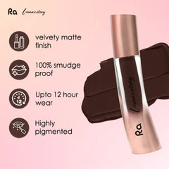 Ra Womanstory Comfy Silk Non Transfer 12H Liquid Matte Lipstick - 27 Foxy Tails