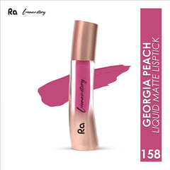Ra Womanstory Comfy Silk Non Transfer 12H Liquid Nude Matte Lipstick - 158 Georgia peach