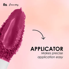 Ra Womanstory Comfy Silk Non Transfer 12H Liquid Nude Matte Lipstick - 158 Georgia peach
