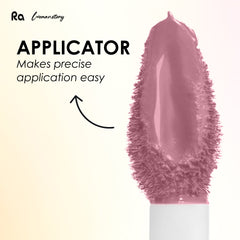 Ra Womanstory Comfy Silk Non Transfer 12H Liquid Nude Matte Lipstick - 19 Pout in Peach