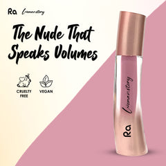 Ra Womanstory Comfy Silk Non Transfer 12H Liquid Nude Matte Lipstick - 19 Pout in Peach