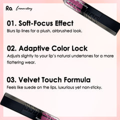 Ra Womanstory Comfy Silk Non Transfer 12H Liquid Nude Matte Lipstick - 97 Pink Sand