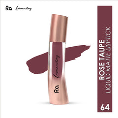 Ra Womanstory Comfy Silk Non Transfer 12H Liquid Nude Matte Lipstick - 64 Rose Taupe