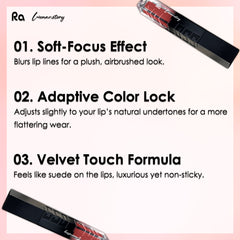 Ra Womanstory Comfy Silk Non Transfer 12H Liquid Matte Lipstick - 31 Sleepover Pout
