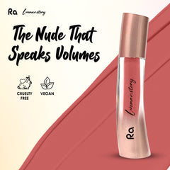 Ra Womanstory Comfy Silk Non Transfer 12H Liquid Nude Matte Lipstick - 84 Velvet Nude