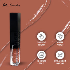 Ra Womanstory Comfy Silk Non Transfer 12H Liquid Nude Matte Lipstick - 28 Cocoa Kiss