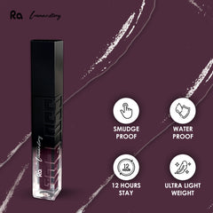 Ra Womanstory Comfy Silk Non Transfer 12H Liquid Matte Lipstick - 25 Plum Brandy