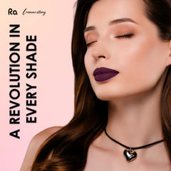 Ra Womanstory Comfy Silk Non Transfer 12H Liquid Matte Lipstick - 25 Plum Brandy