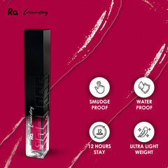 Ra Womanstory Comfy Silk Non Transfer 12H Liquid Matte Lipstick - 50 Pink Merinque
