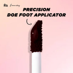 Ra Womanstory Comfy Silk Non Transfer 12H Liquid Matte Lipstick -88 midnight merlot