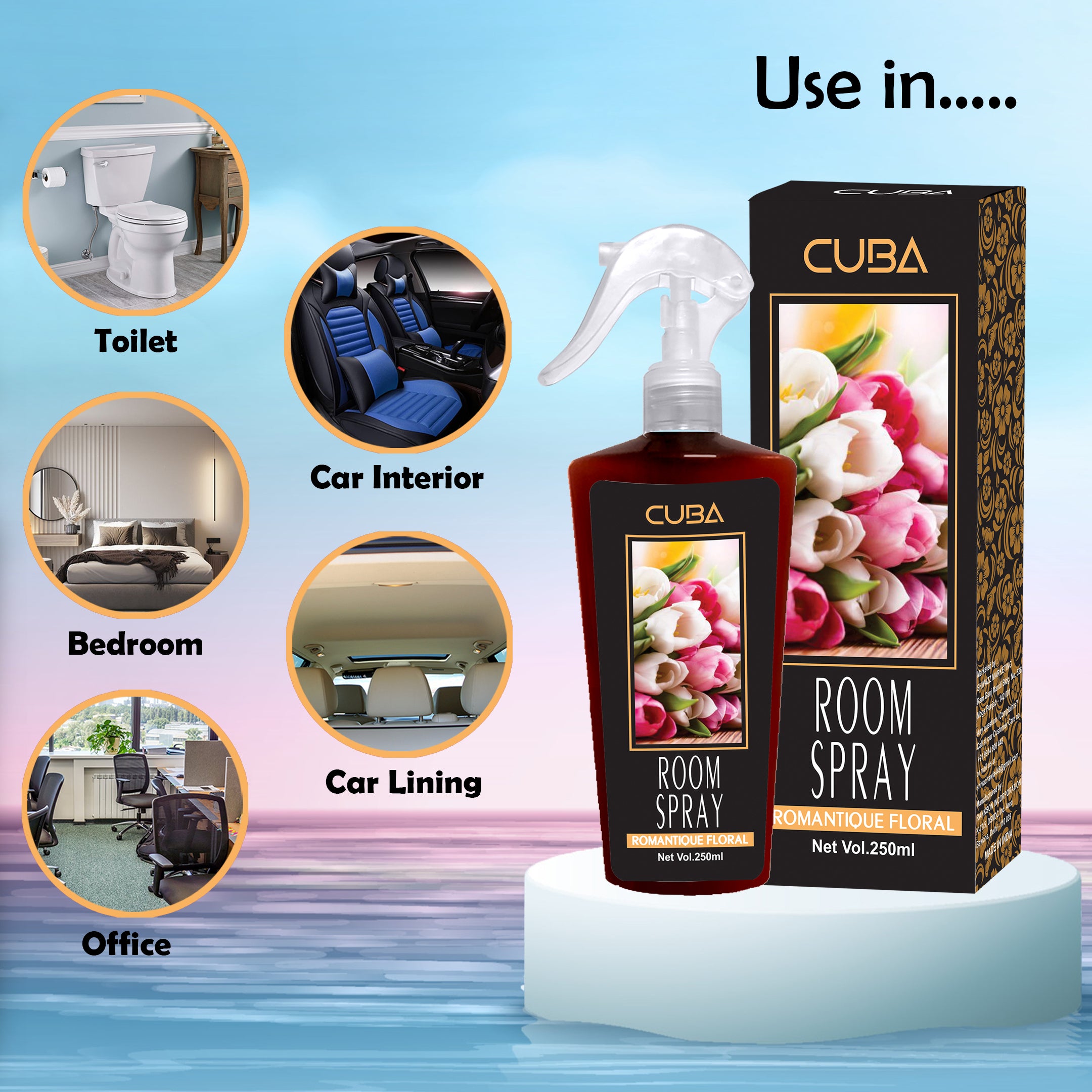 CUBA Romantique Floral Room Spray